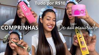 COMPRINHAS de Autocuidado por R$10: Testando Produtos Baratos e Surpreendentes! ‍️‍️