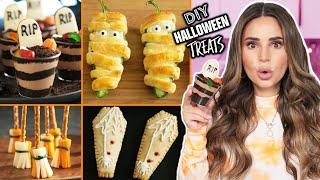 Last Minute EASY Halloween Treats | Halloween Recipes | DIY Snacks by Rosanna Pansino