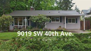 Updated One Level Home in SW Portland ~ Video of 9019 SW 40th Ave. ~ SW Portland homes