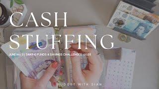 JUNE No.3 2025 | CASH STUFFING UK | £220 | Savings | Sinking Funds | UK Cash Budgeter