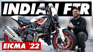 New 2023 Indian FTR Sport & Full Lineup Walkaround! EICMA 2022