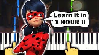 MIRACULOUS LADYBUG - Theme Song - EASY Piano tutorial