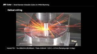 Small-diameter milling cutter for machining heat-resistant alloys. #emo #cutting #tools #inconel