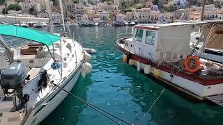 Symi Island, Greece 2023. A walk around the Harbour.