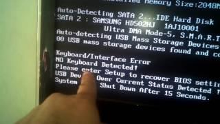 usb device over current status detected : Solution via jumper