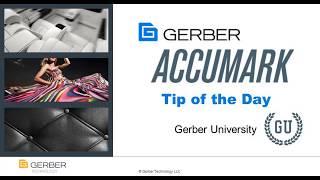 AccuMark Tip of the Day - Gerber University