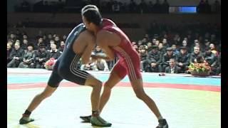 Спорт. Борьба. Кубок КР-2015 Финал 66 кг Нургазы Асангулов-Роман Царев