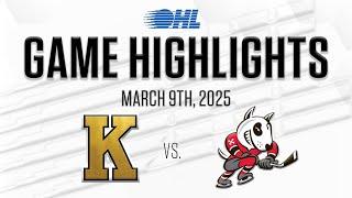 OHL Highlights: Kingston Frontenacs @ Niagara IceDogs Mar. 9, 2025