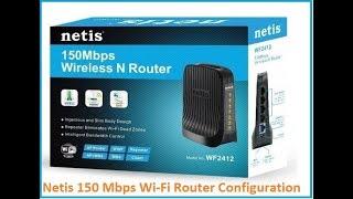 Netis WF2412 150 Mbps WiFi Router Configuration