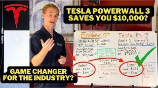 How the Tesla Powerwall 3 Will Put Everyone Else Out Of Business.  Enphase vs Tesla Battery Cost