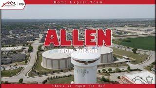 Allen From the Air I Best suburbs of Dallas I City Tour