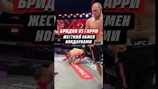 ЖЕСТЬ! БРИДОВ VS ГАРРИ - ОБМЕН НОКДАУНАМИ #popmma #mma #hardcore #попмма #мма #кулачка #хардкор