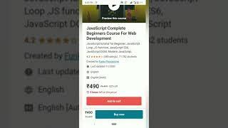 Udemy free coupon | JavaScript Complete Beginners Course For Web Development #udemy