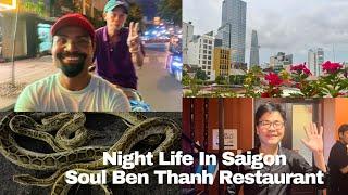 Saigon Square At Night | Soul Ben Thanh Restaurant & Bar| Mandechi Salgipa Rickshaw-o Gadoa