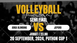  LIVE STREAMING VOLLEYBALL TURNAMEN PVC CUP 1 2024 ARKA PUTRA BLIMBING VS JEPORO SEMI FINAL #LIVE