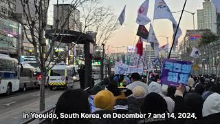 Farmers' Federation marched to Yongsan Seoul