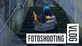 Zeitung + Feuer = Gutes Foto ? ||Fotoshooting Vlog Deutsch