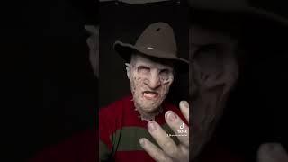 Surreal silicone mask real-life try-on effect display.