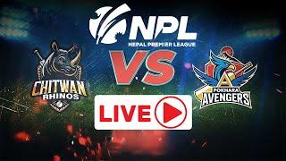 LIVE: Nepal Premier League 2024 |  Chitwan Rhinos Vs Pokhara Avangers| TU Cricket Ground