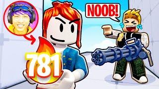 PRETENDING To Be A NOOB In ROBLOX RIVALS!? (TROLLING MY BEST FRIEND!)