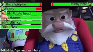 Toy story 2 (1999) final battle with healthbars