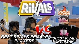 1V1ING THE BEST FEMALE RIVALS PLAYER...