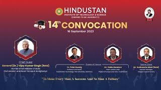 14th Convocation | Hindustan University | Session-1