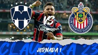 Lo del 'Wacho' fue espectacular | Resumen Rayados vs Chivas | Liga BBVA MX | Clausura 2023