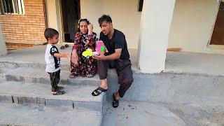 "Love and Responsibility: Mohammad's Care of Razia During Pregnancy and Installing the Porch Tiles"