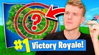 The LUCKY DARTBOARD Challenge! (Fortnite Battle Royale)