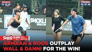 PWR DUPR India Masters 2024:After an exhilarating match, Armaan and Roos reign supreme!