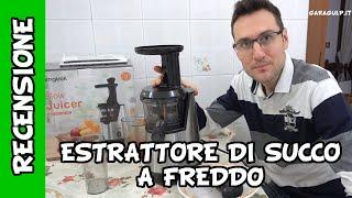 Come funziona un estrattore di succo a freddo con spremitura lenta? Recensione slow juicer Homgeek