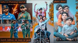 india vs Pakistani match dekhne ke baad ke halat ।। bhaiyon ke saath photo shoot ️।।