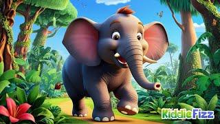 Ek Mota Haathi | Elephant Kids Song in Hindi | Fun Nursery Rhyme for Children | Hindi Rhymes