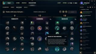 Runes and Masteriesd  for Sion Top