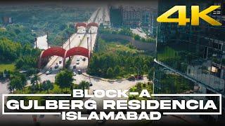 Latest 4K drone video of A Block Gulberg Residencia Islamabad Latest Development || 25 Jan 2025