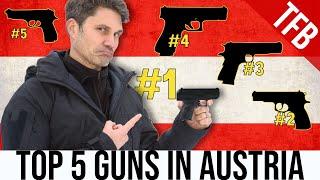 Top 5 Best-Selling Handguns in Austria 2024: Exclusive at Austria Arms!