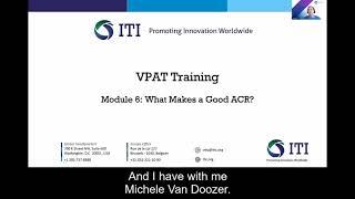 VPAT Training | Module 6: What Makes a Good ACR?