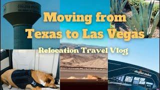 Moving from Houston, TX to Las Vegas, NV Travel Vlog