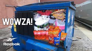 Dumpster Diving- SuperScore Thousands in New Clothes and Shoes + Free Food and the Critter Cam