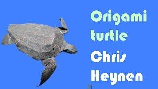 Origami leatherback seaturtle by Chris Heynen