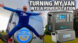 Using the Bluetti AC200 Max to power my off grid full time van life