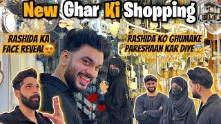 Rashida Ko Ghumake Pareshaan Kar Diye  Ghar Ki Shopping | Face Reveal | Fokats | Abresh & Zeeshan