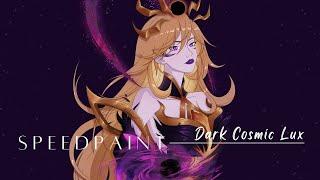 Dark Cosmic Lux Fanart | Photoshop Speedpaint