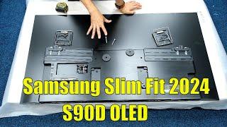 Samsung SlimFit 2024 Wall Mount Install, custom fit on Samsung S90D OLED