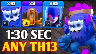 EPIC STRATEGY | Th13 Yeti Witch Quake Attack Strategy | Th13 Yeti Witch | Best Th13 Attack Strategy