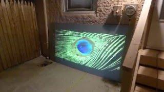 CRYSTAL EDGE TECHNOLOGY SCREEN OUTDOOR 10 FT BACK 2000 LUMENS