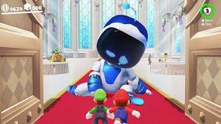 Super Mario Odyssey - Astro Bot Final Boss Fight (HD)