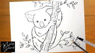 How to Draw Koala Easy Step by Step