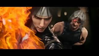 Kof Destiny Final Battle!  Kyo and his friends vs Rugal Bernstein!